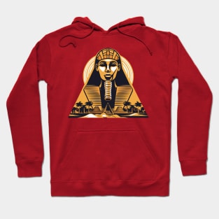 Ancient Egypt: Pharaohs, Pyramids, Golden Elegance: Modern Mythology in Ancient Grandeur Hoodie